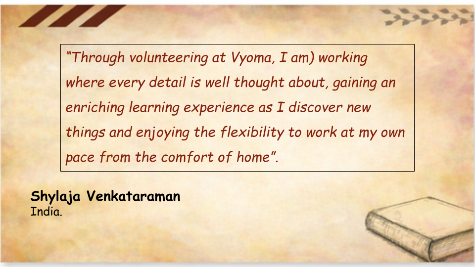 Volunteer info for Vyoma.org (5)